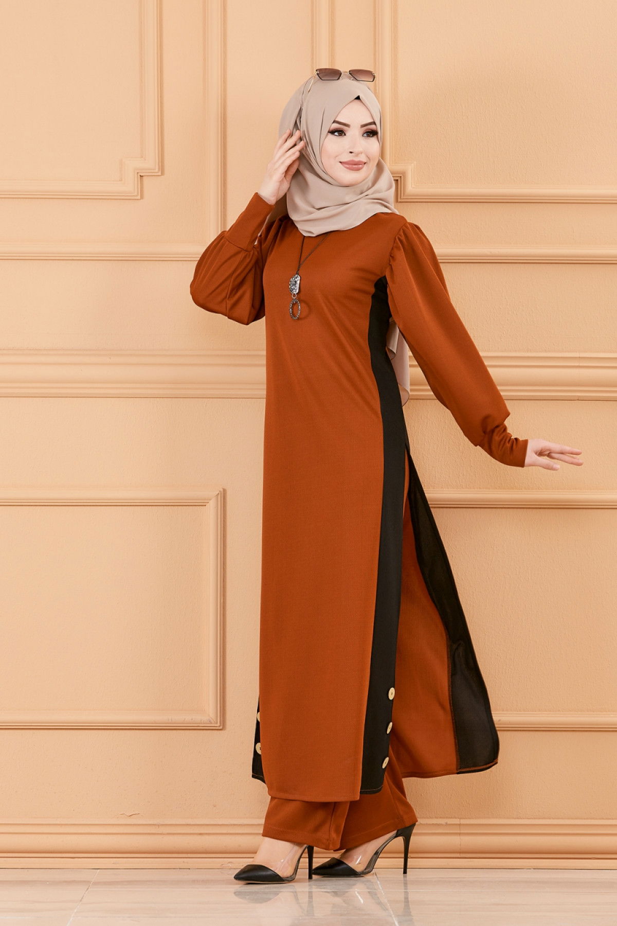 TUNIK PANTOLON Taba - 3662