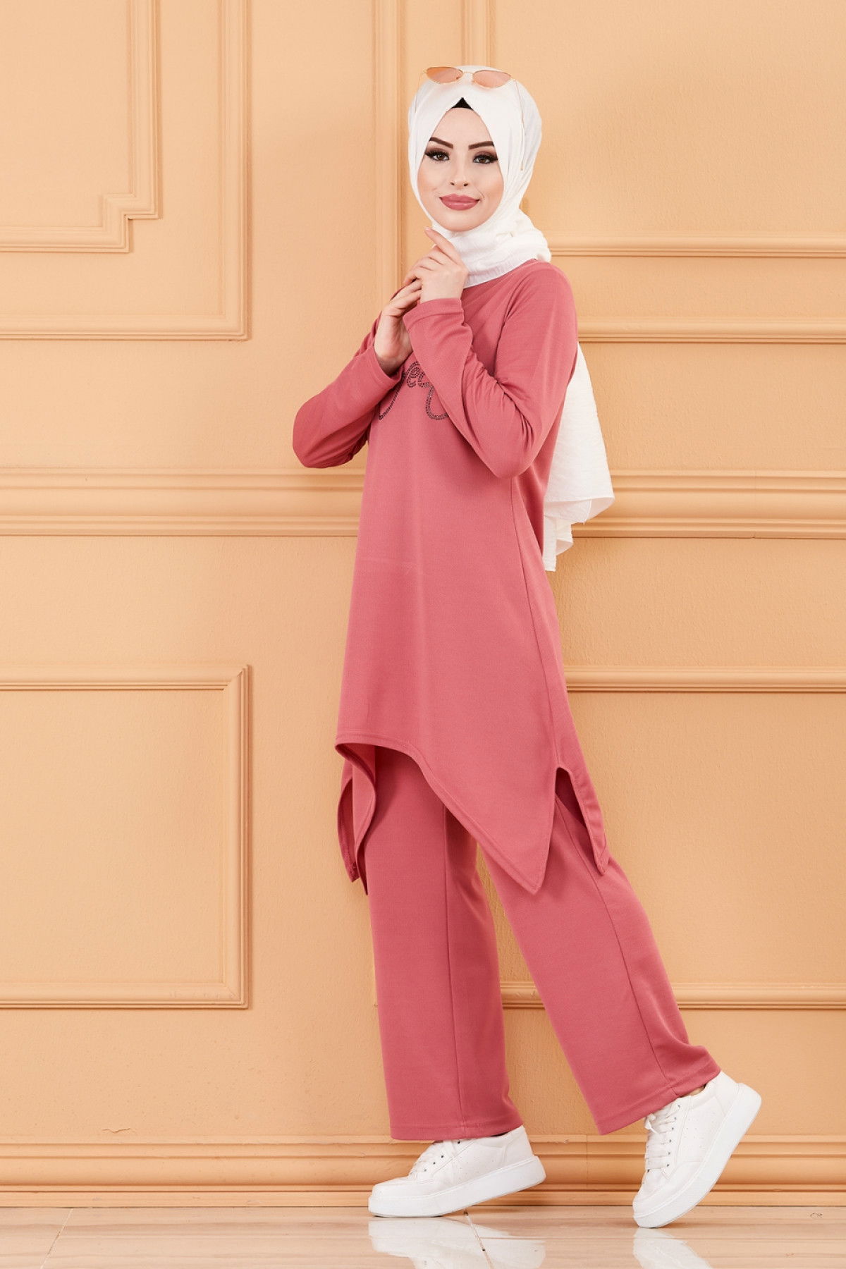 TUNIK PANTOLON Pembe - 3664 PEMBE