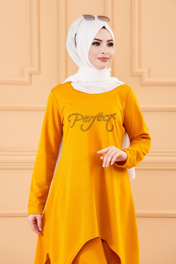 TUNIK PANTOLON Sarı - 3664