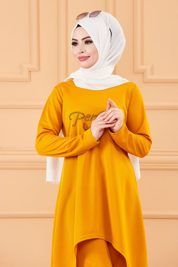 TUNIK PANTOLON Sarı - 3664