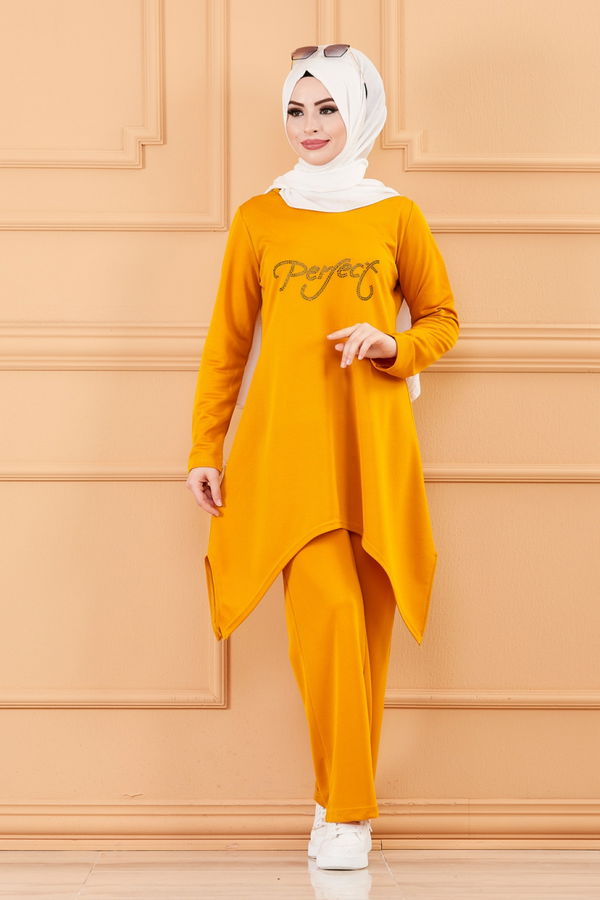 TUNIK PANTOLON Sarı - 3664