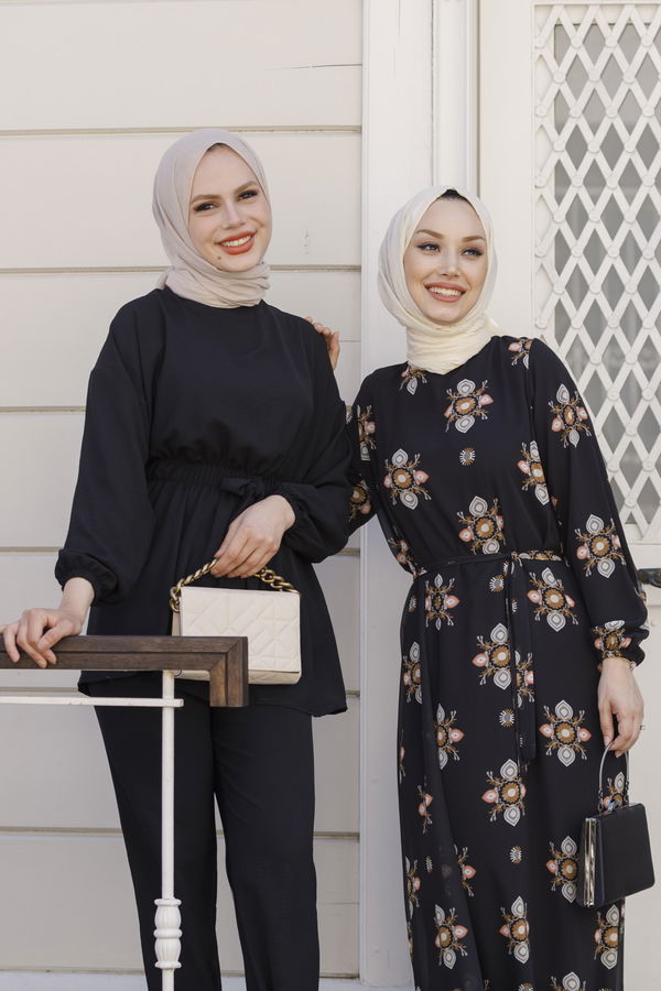 Elbise Siyah - 21058 SİYAH
