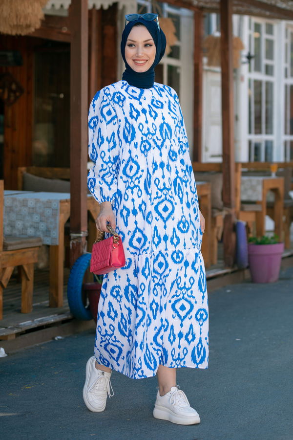 Elbise Mavi - 21040 MAVİ