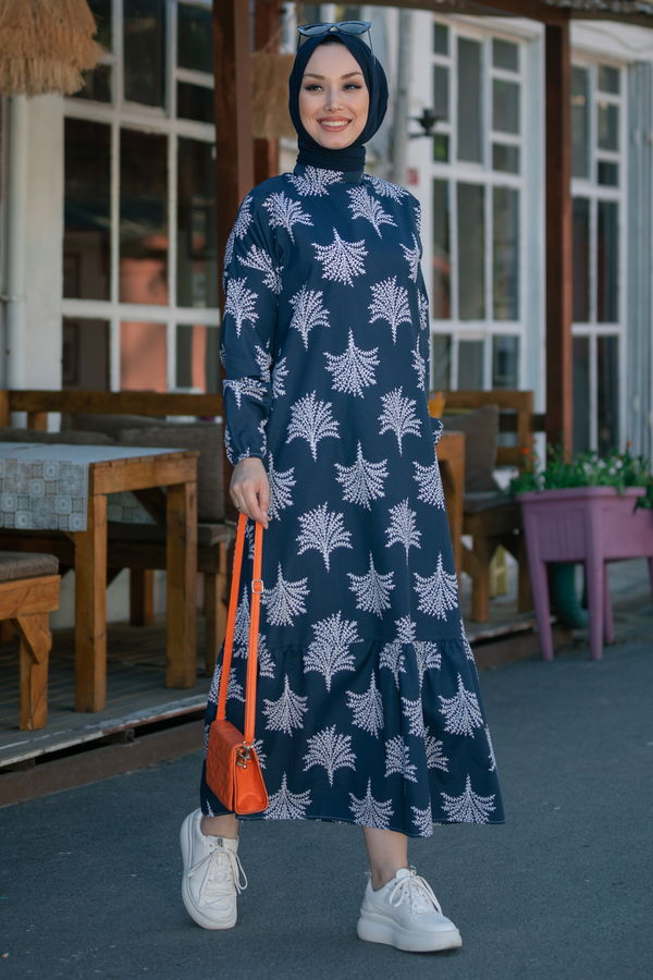 Elbise Lacivert - 21042 LACİVERT