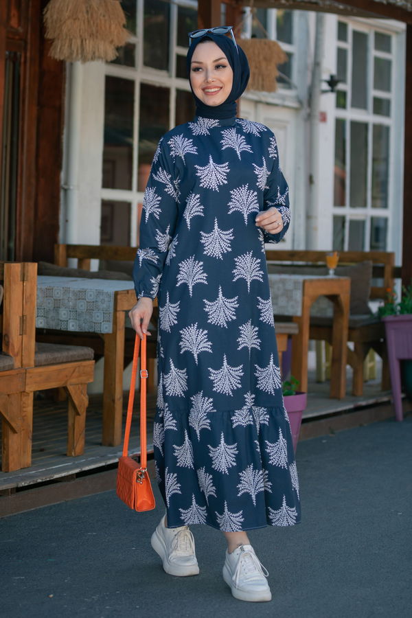 Elbise Lacivert - 21042 LACİVERT