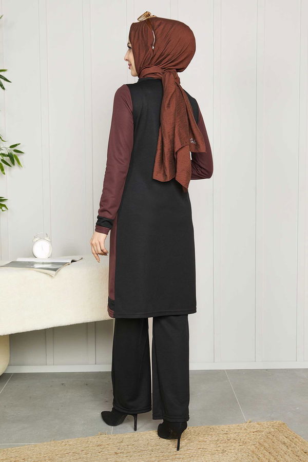 Tunik Pantolon Kahverengi - 11320