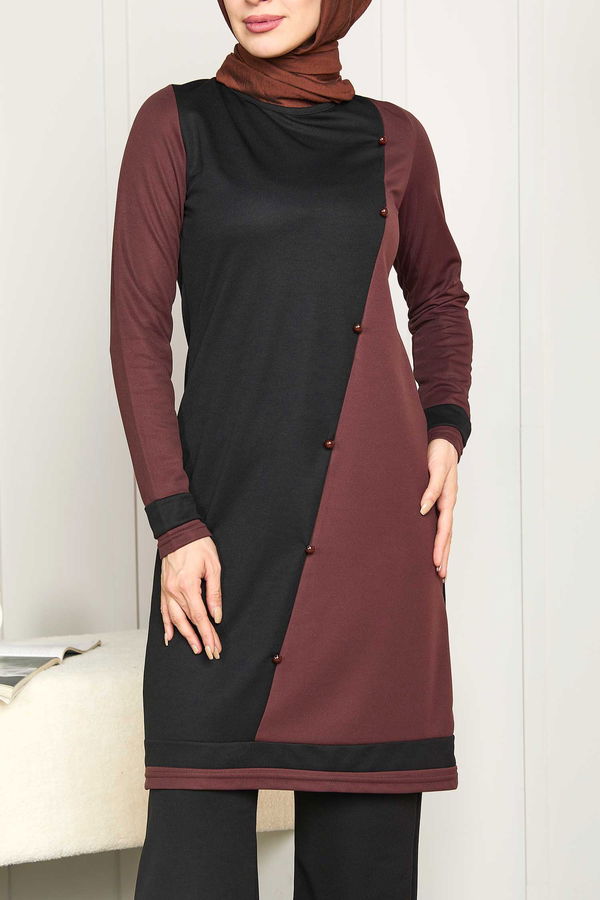Tunik Pantolon Kahverengi - 11320