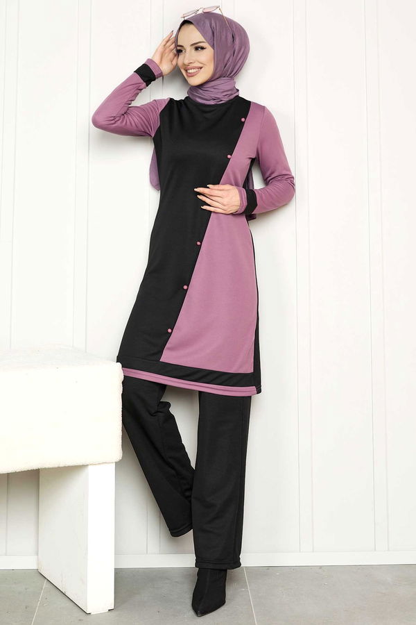 Tunik Pantolon Lila - 11320