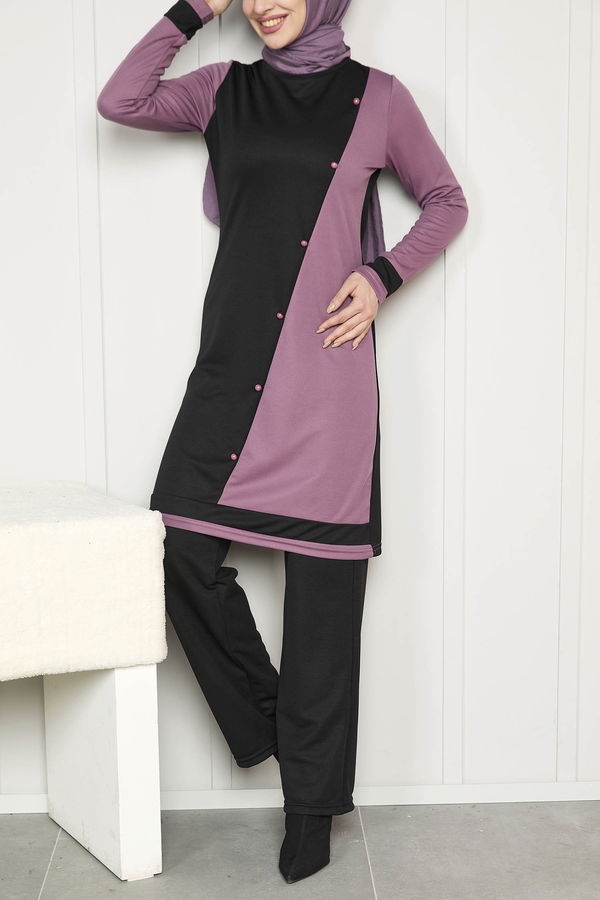 Tunik Pantolon Lila - 11320