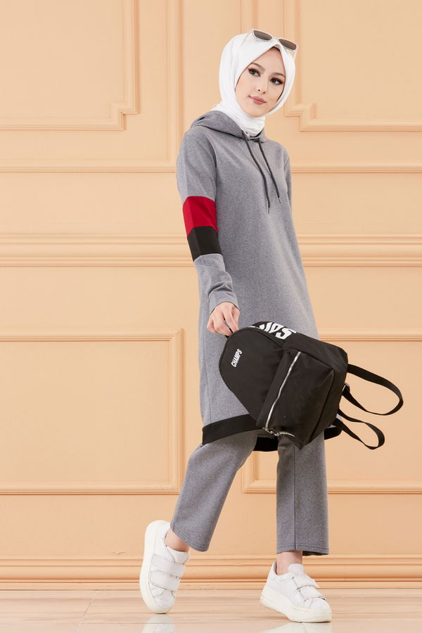 TUNIK PANTOLON Gri - 4136 GRİ