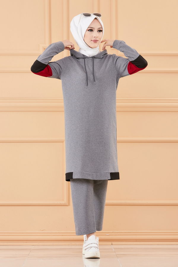TUNIK PANTOLON Gri - 4136 GRİ