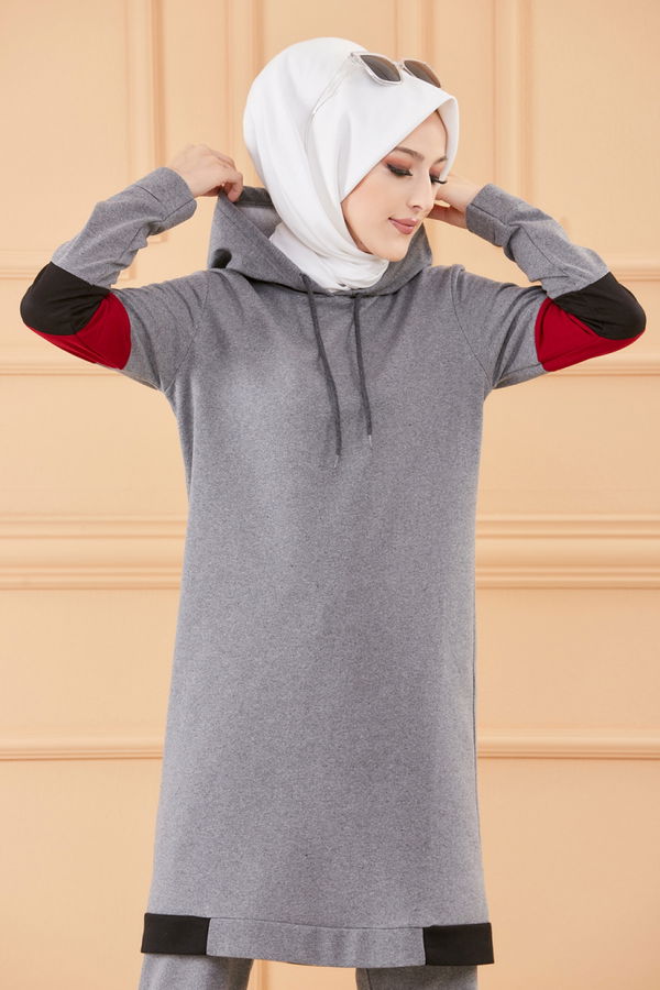 TUNIK PANTOLON Gri - 4136 GRİ