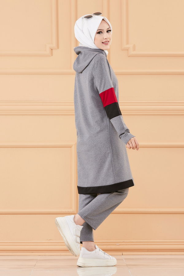TUNIK PANTOLON Gri - 4136 GRİ