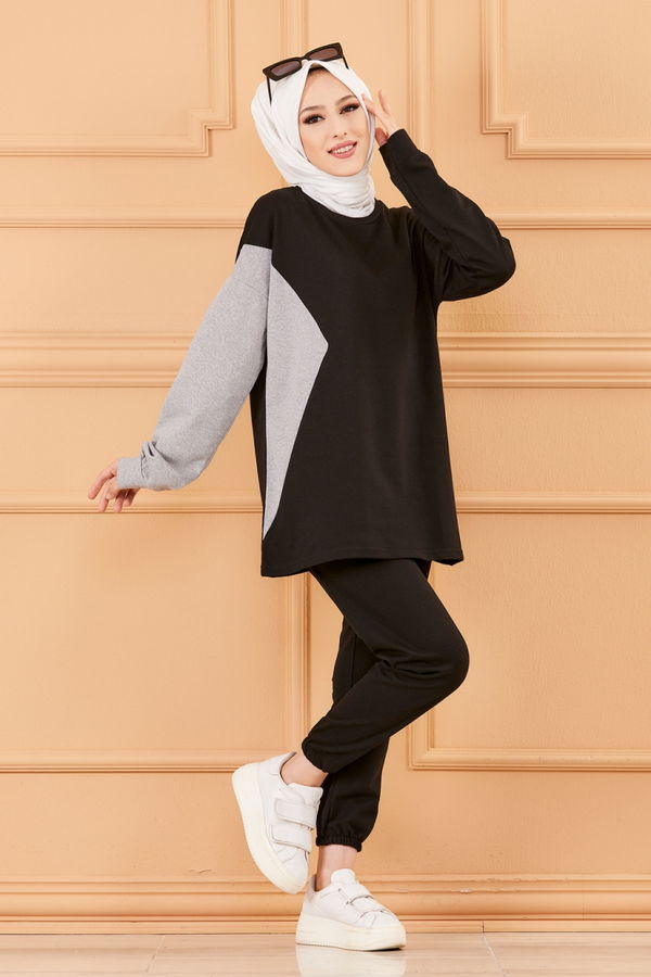 TUNIK PANTOLON Siyah - 8788 SİYAH