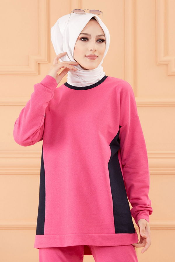 TUNIK PANTOLON Fuşya - 8792
