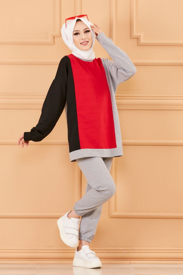 TUNIK PANTOLON Gri - 8794