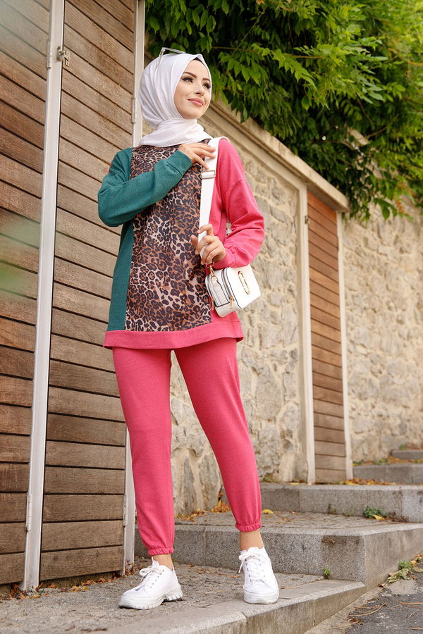 TUNIK PANTOLON Fuşya - 8795 FUŞYA