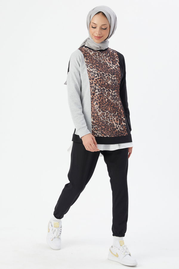 TUNIK PANTOLON Siyah - 8795 SİYAH