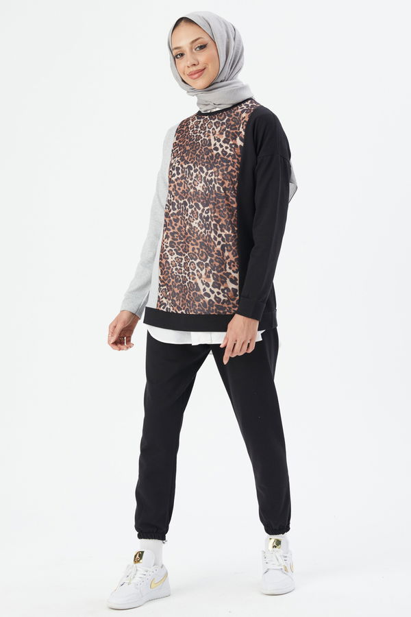 TUNIK PANTOLON Siyah - 8795 SİYAH