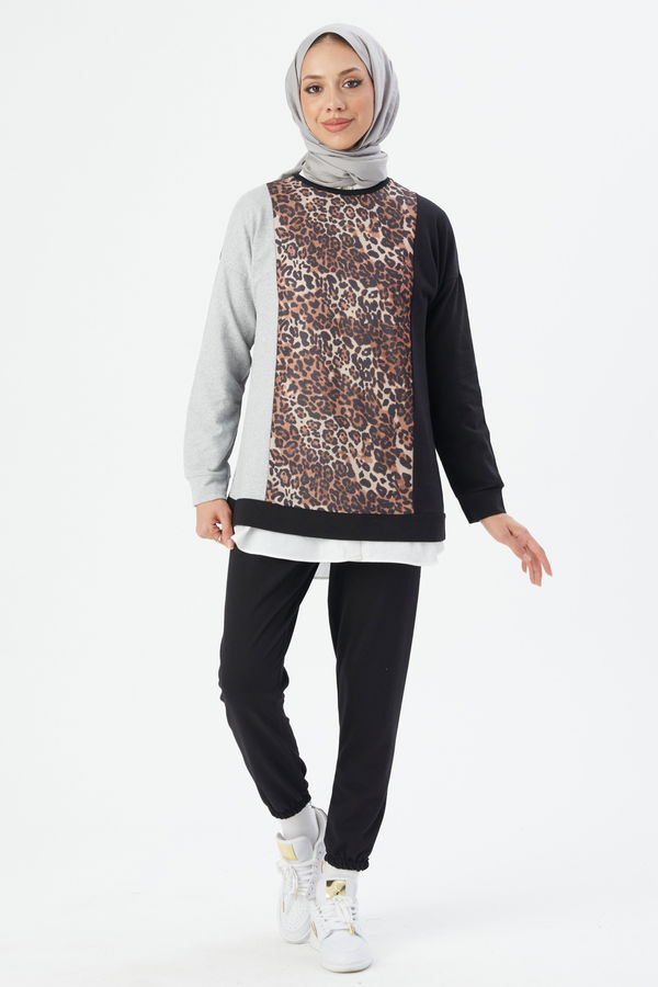 TUNIK PANTOLON Siyah - 8795 SİYAH
