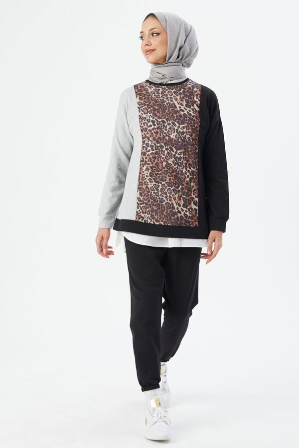 TUNIK PANTOLON Siyah - 8795 SİYAH