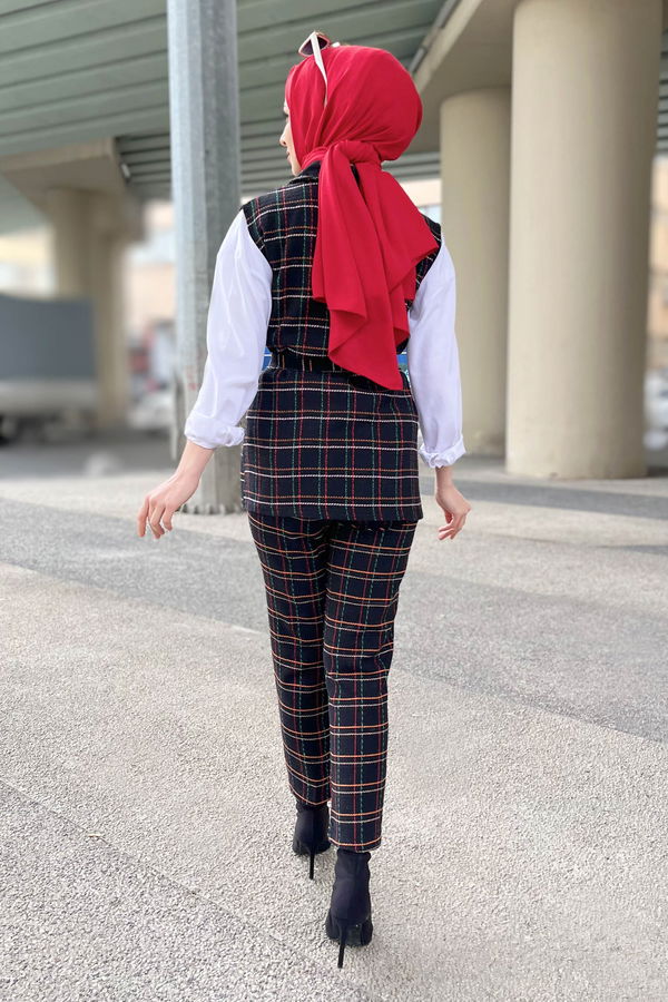 Yelek Pantolon Siyah - 11359