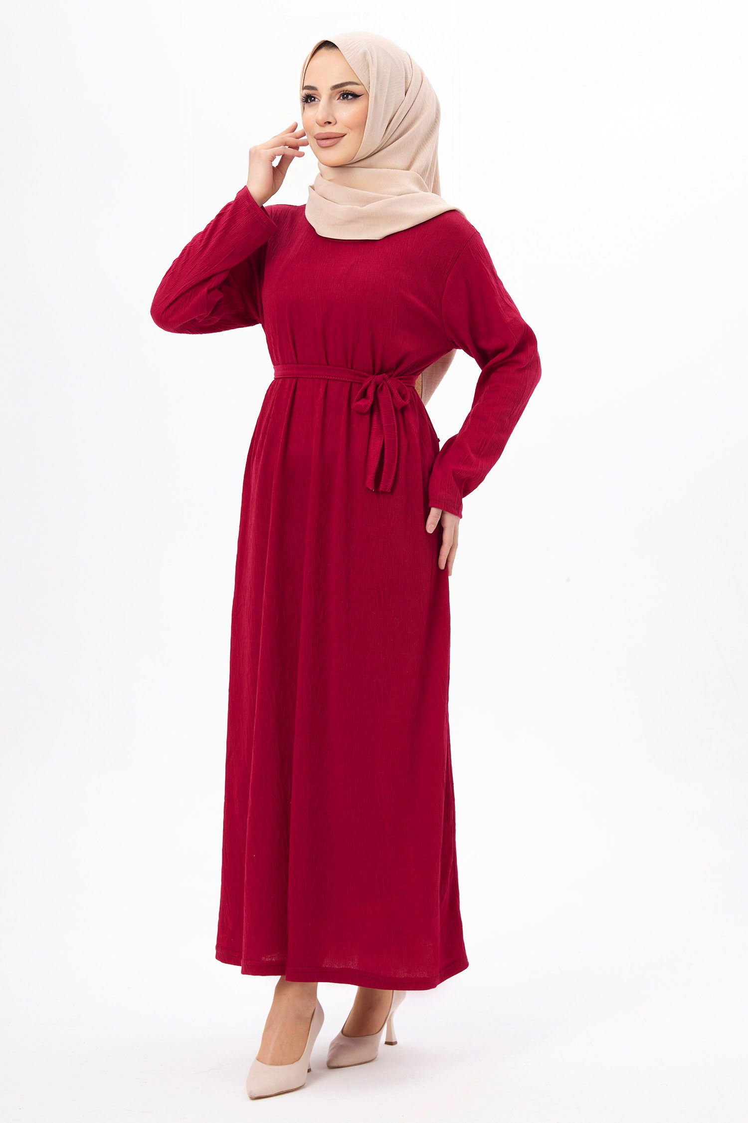 Namaz Elbisesi Bordo - 22048 BORDO