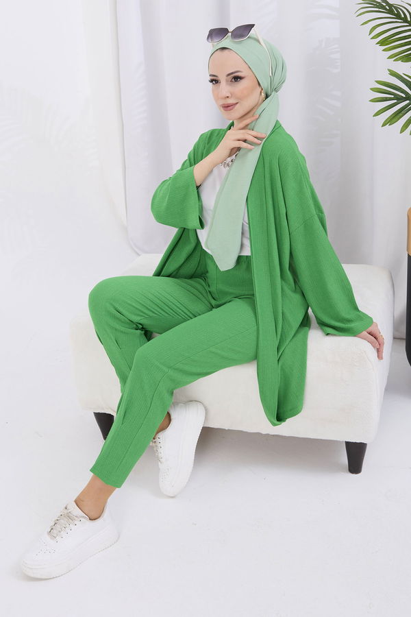Hırka Pantolon Yeşil - 11432