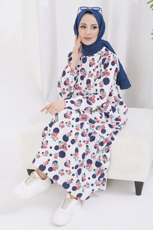 Elbise Lacivert - 22073 LACİVERT