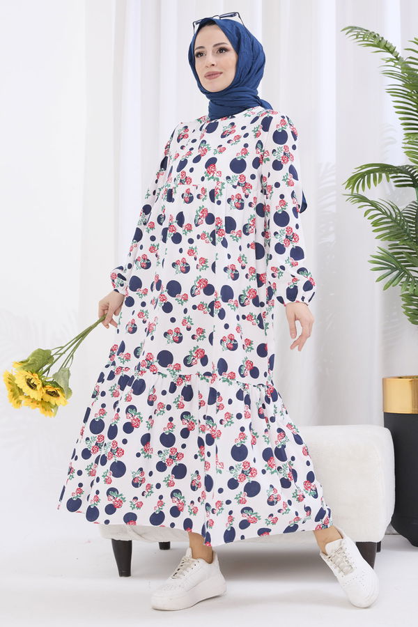 Elbise Lacivert - 22073 LACİVERT