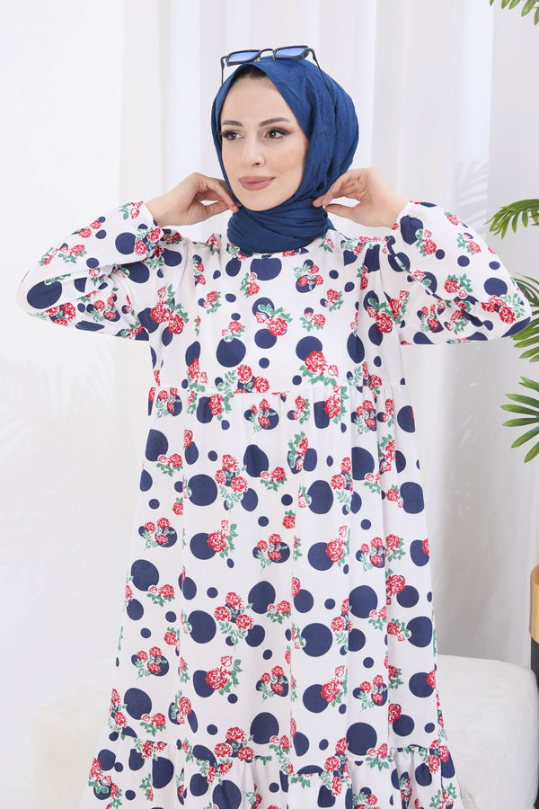 Elbise Lacivert - 22073 LACİVERT