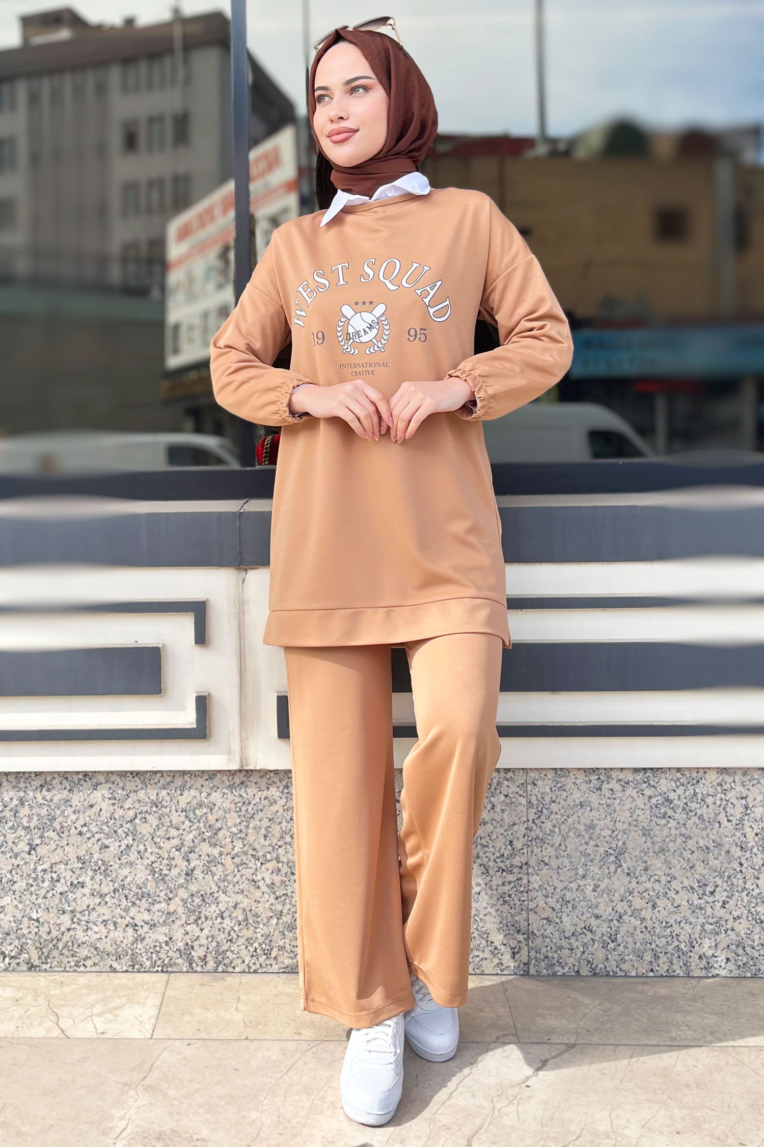 Tunik Pantolon Vizon - 11447