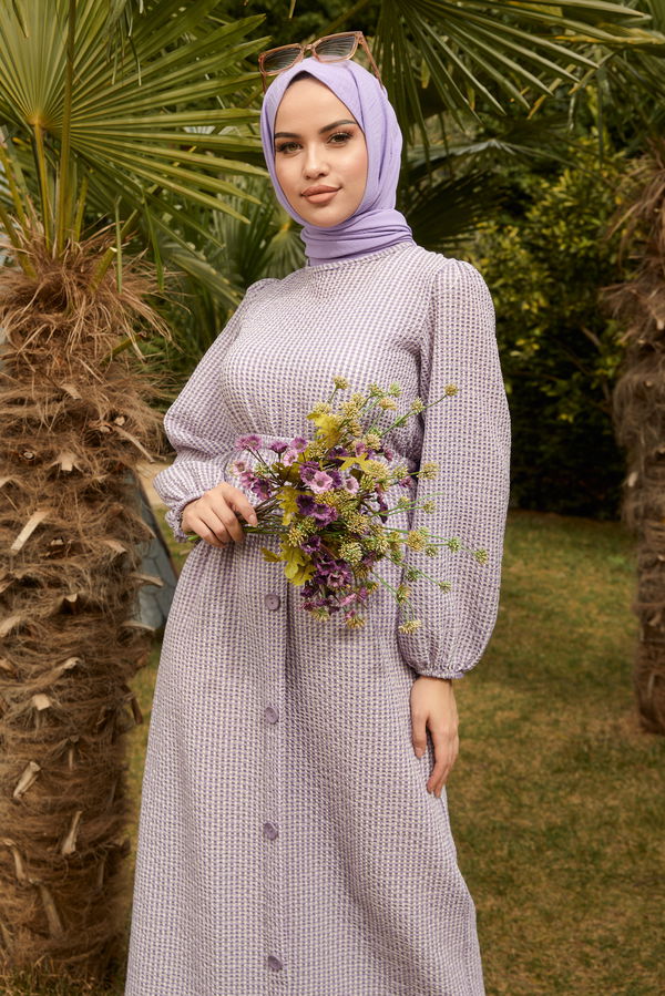 Elbise Lila - 22159 LİLA