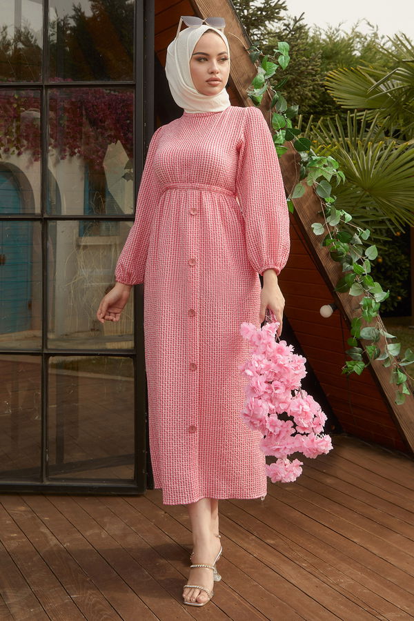 Elbise Pembe - 22159 PEMBE