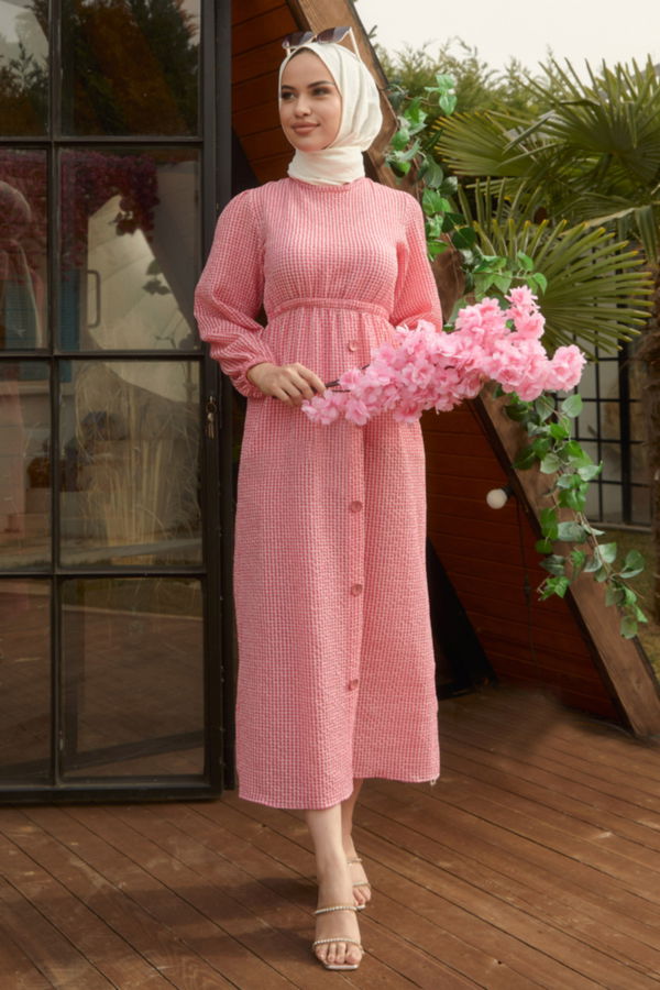 Elbise Pembe - 22159 PEMBE