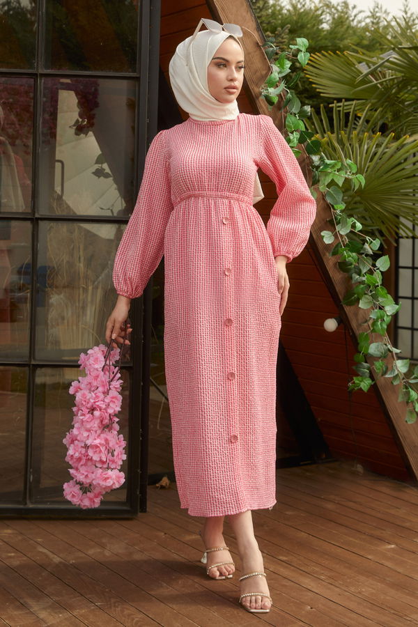 Elbise Pembe - 22159 PEMBE
