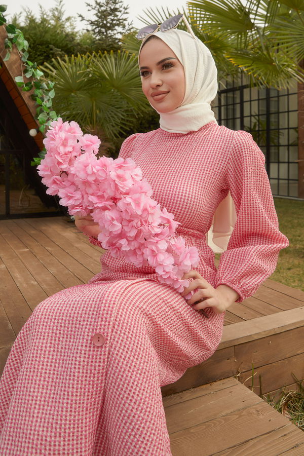 Elbise Pembe - 22159 PEMBE