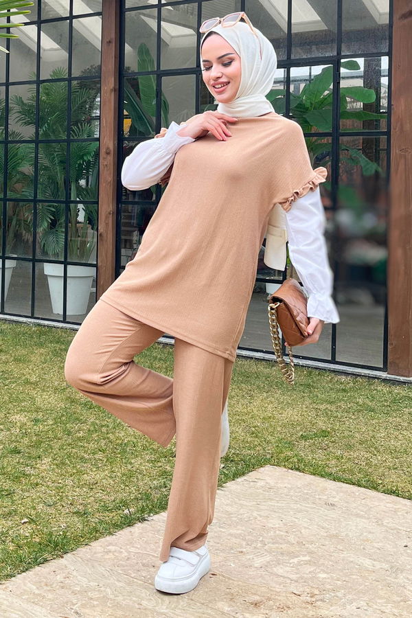 Tunik Pantolon Vizon - 11454