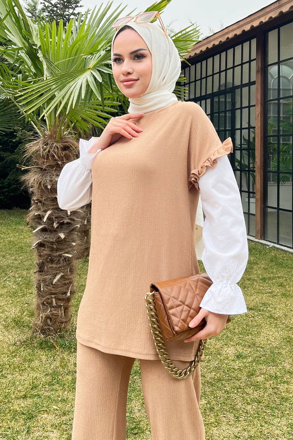 Tunik Pantolon Vizon - 11454