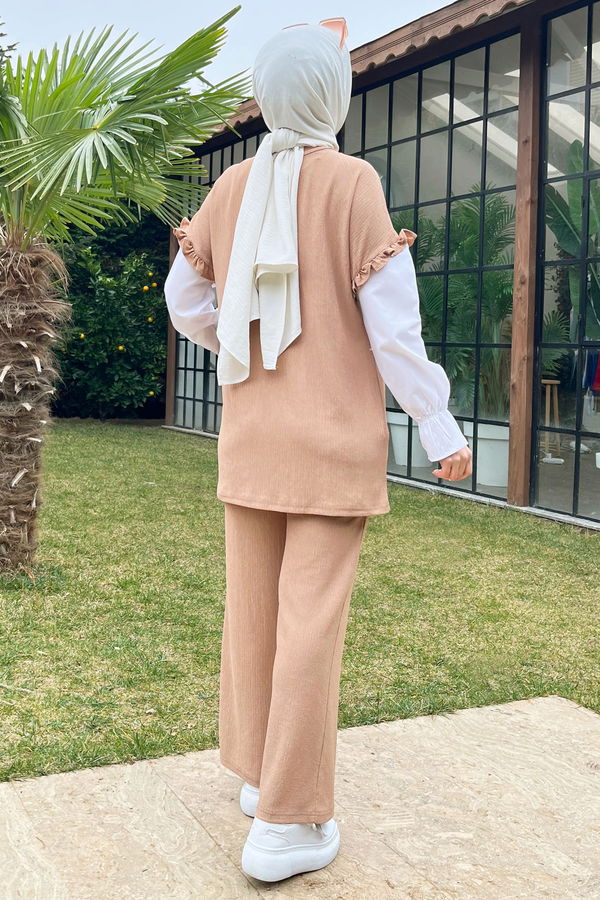 Tunik Pantolon Vizon - 11454