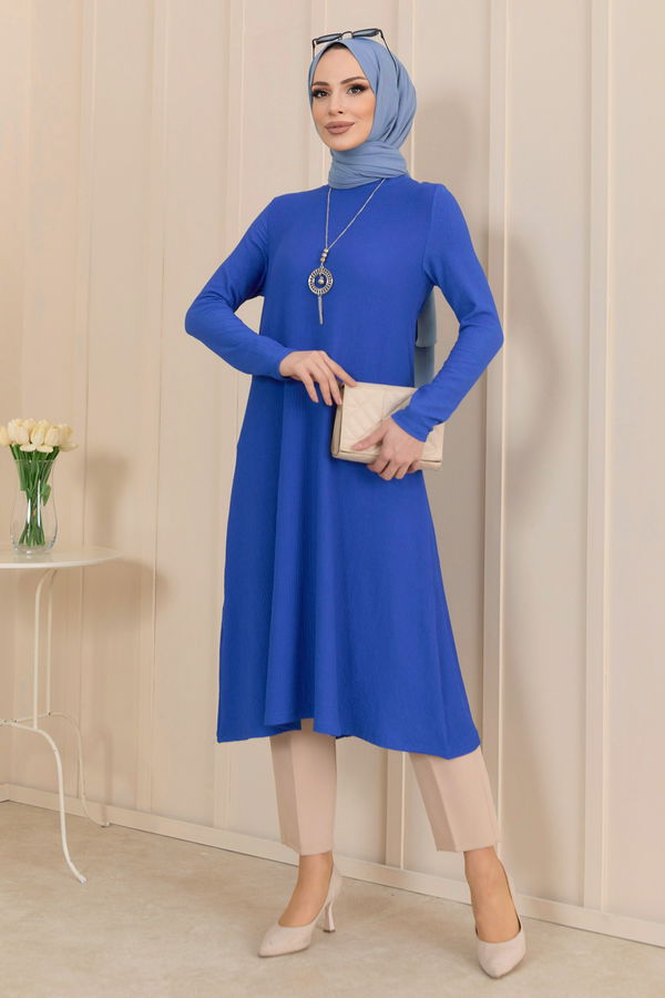 Elbise Mavi - 22123 MAVİ