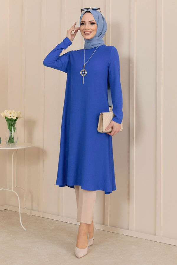 Elbise Mavi - 22123 MAVİ
