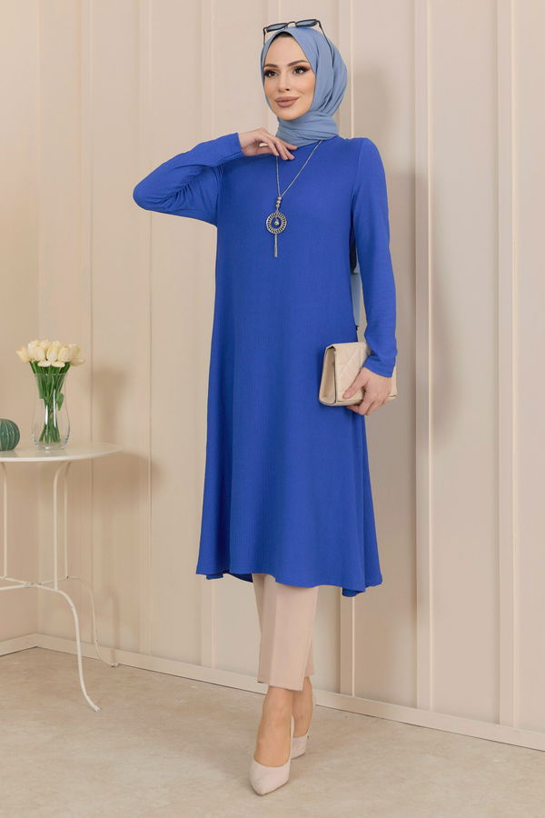 Elbise Mavi - 22123 MAVİ