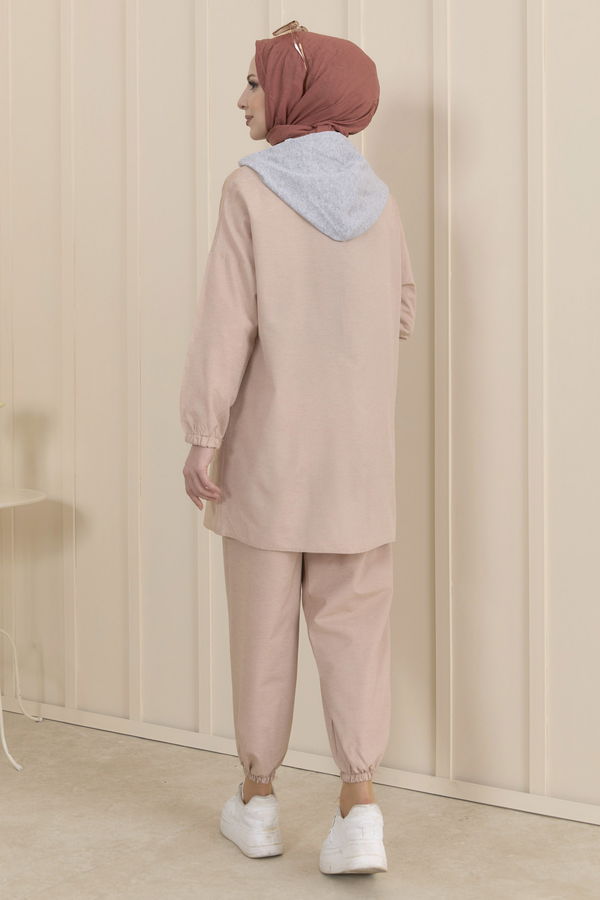 Tunik Pantolon Bej - 11423