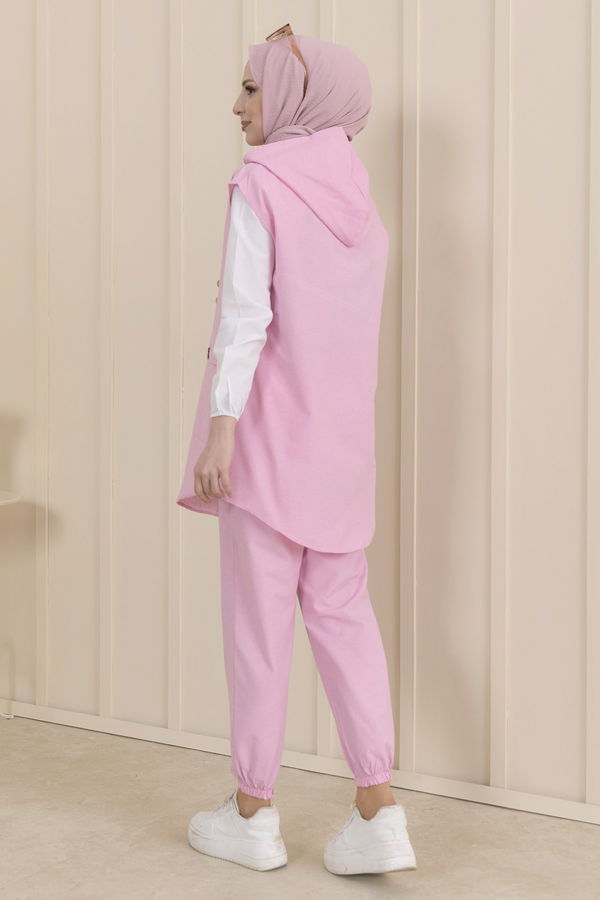 Tunik Pantolon Pembe - 11422