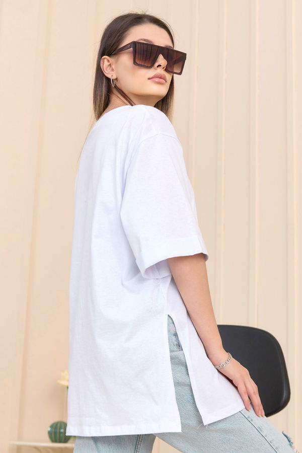 T-shirt Beyaz - 22236