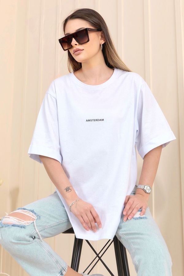 T-shirt Beyaz - 22236