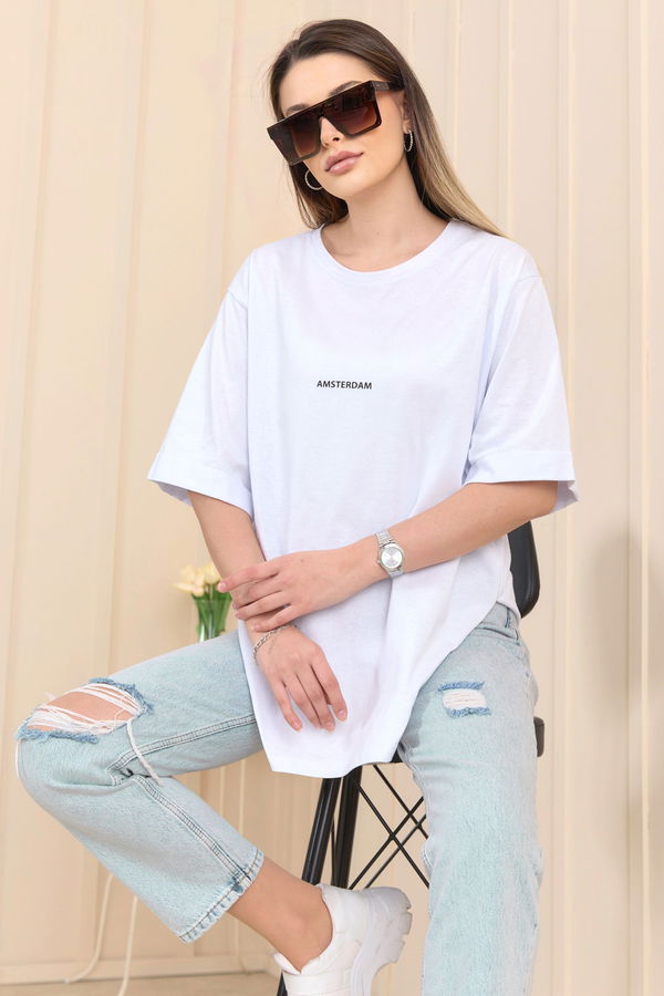 T-shirt Beyaz - 22236