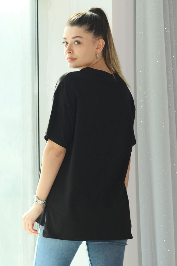 T-Shirt Siyah - 22311
