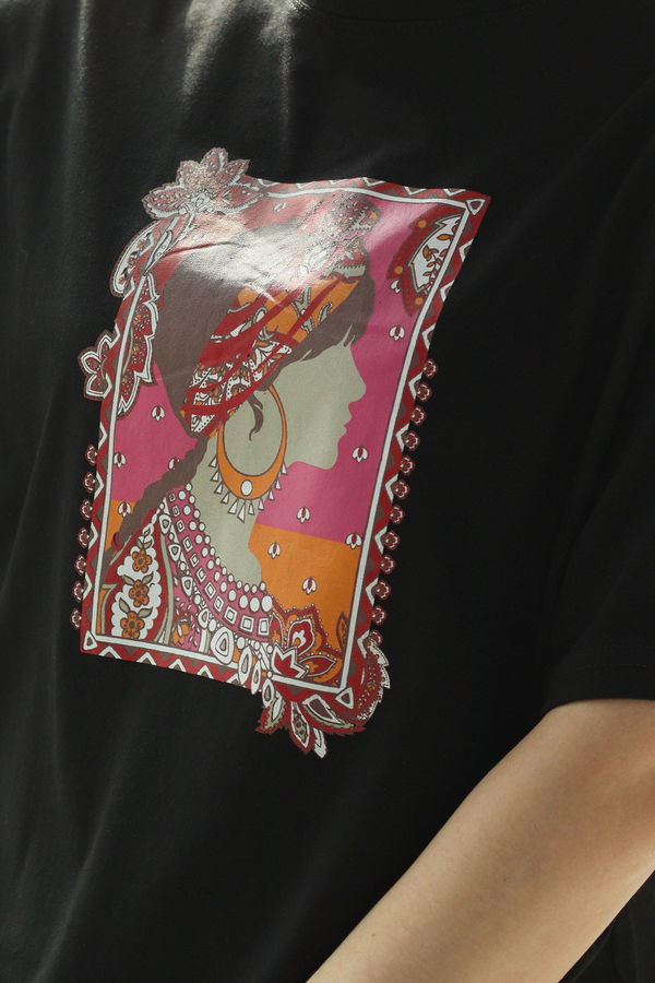 T-Shirt Siyah - 22311
